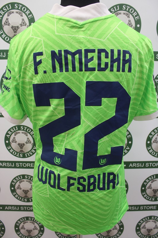 Maglia WOLFSBURG NMECHA Match Worn Home 2021/22 - immagine 2