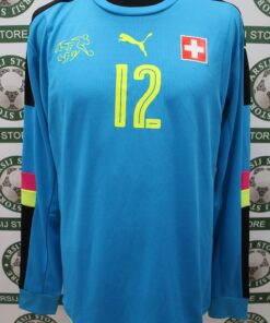 Maglia SVIZZERA HITZ Match Worn Portiere 2016