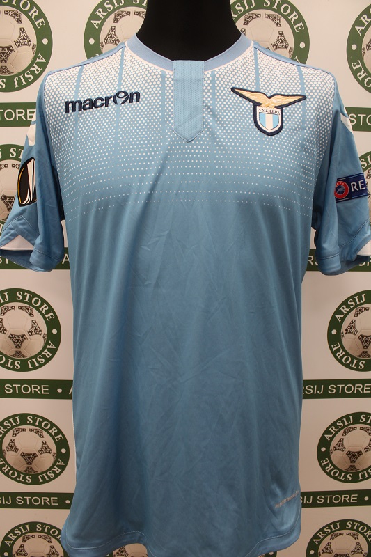 Maglia LAZIO PAROLO Match Worn Home Signed 2015/16