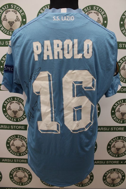 Maglia LAZIO PAROLO Match Worn Home Signed 2015/16 - immagine 2