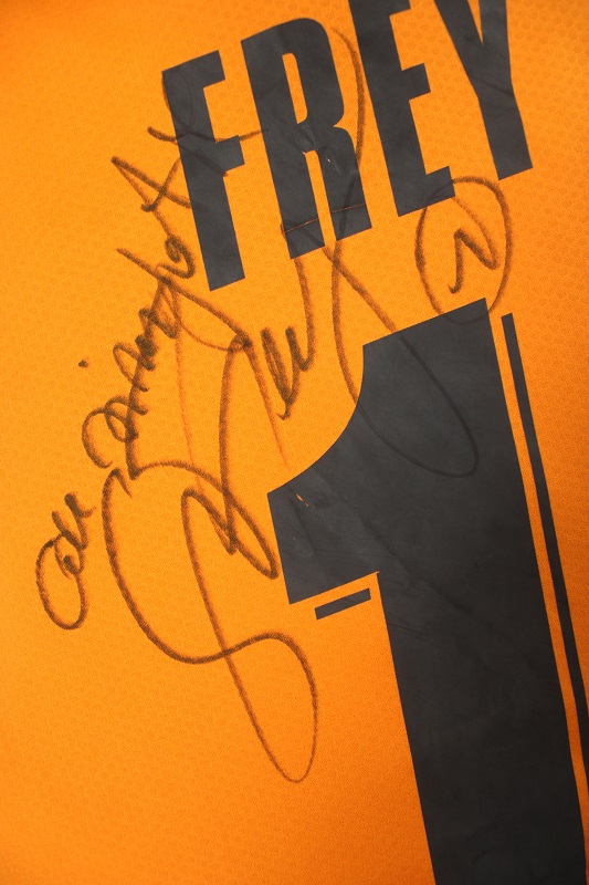 Maglia FIORENTINA FREY Match Worn Portiere Signed - immagine 4