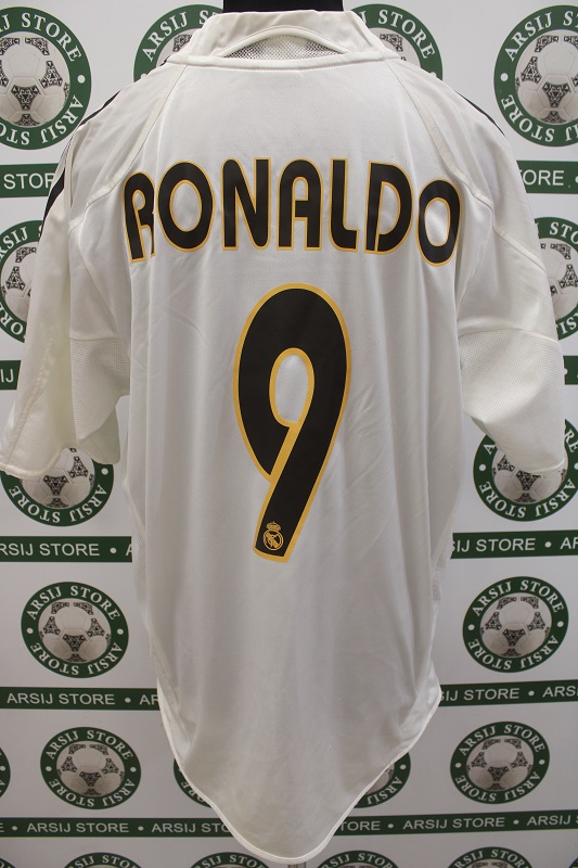 Maglia REAL MADRID RONALDO L Home 2004/05 - immagine 2